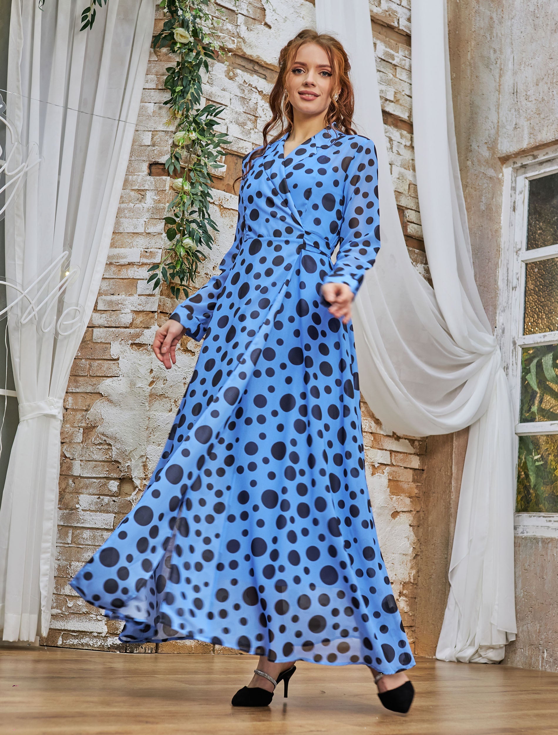 فستان ميريل اسود