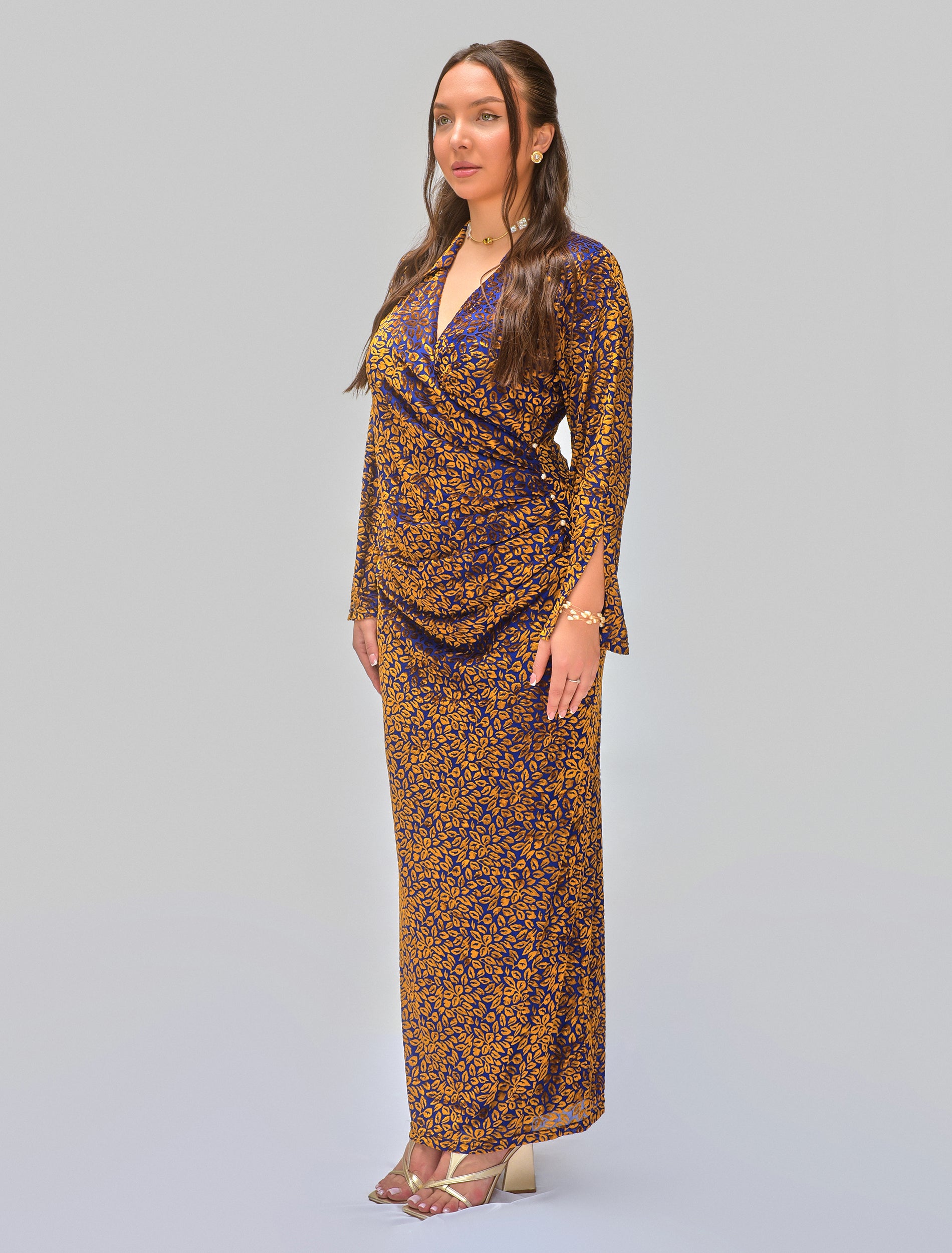 فستان نسائي مخمل