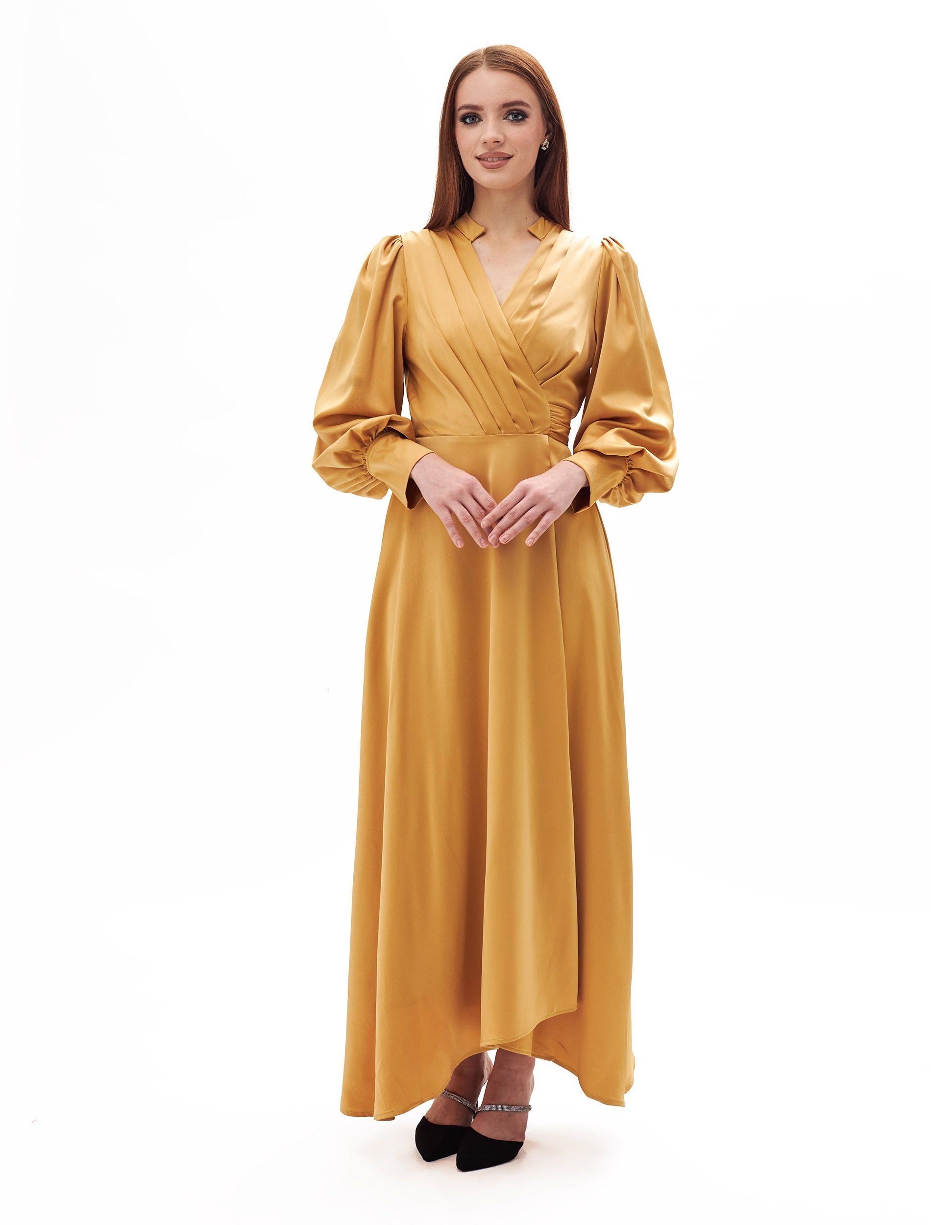 فستان ايسل اخضر فاتح