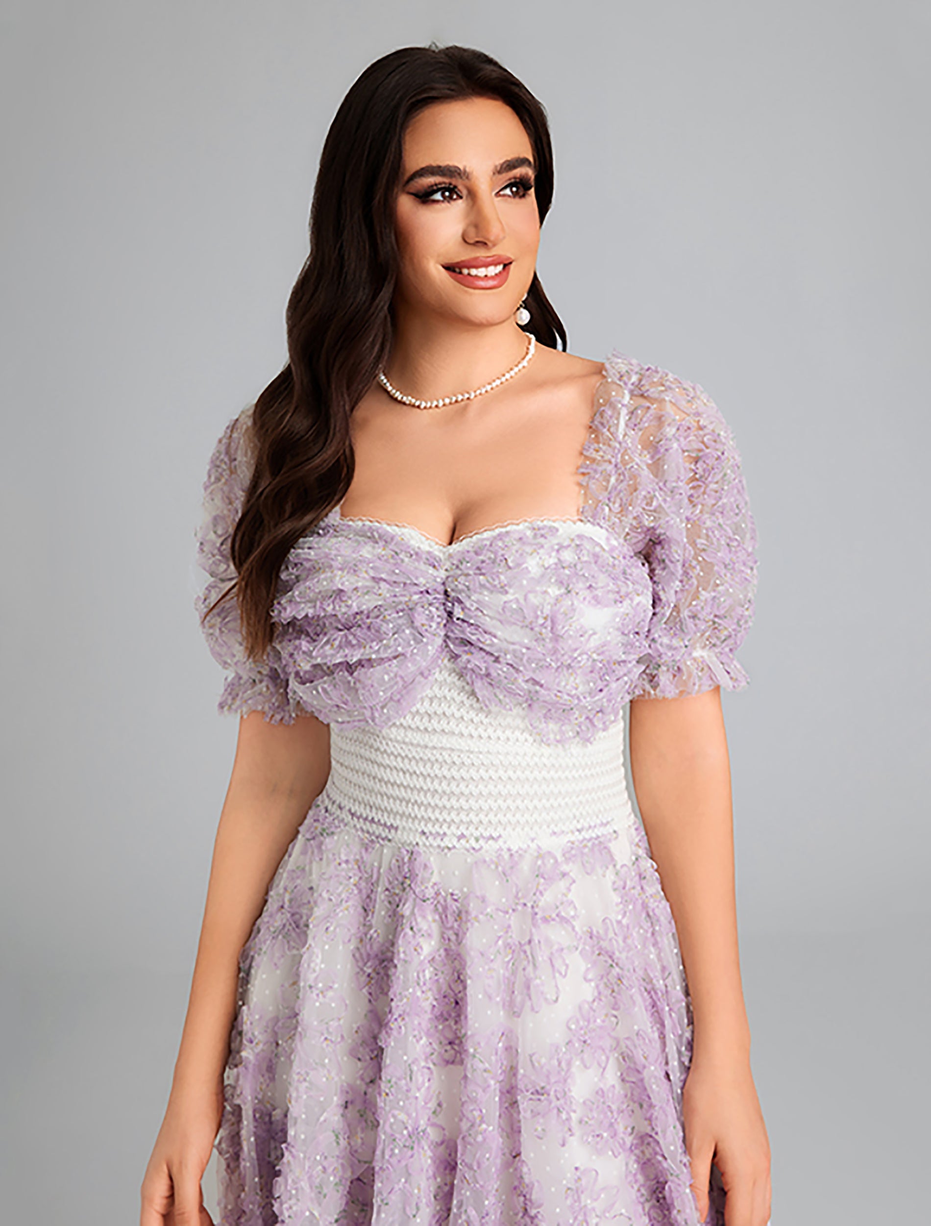 فستان نرجس زهري