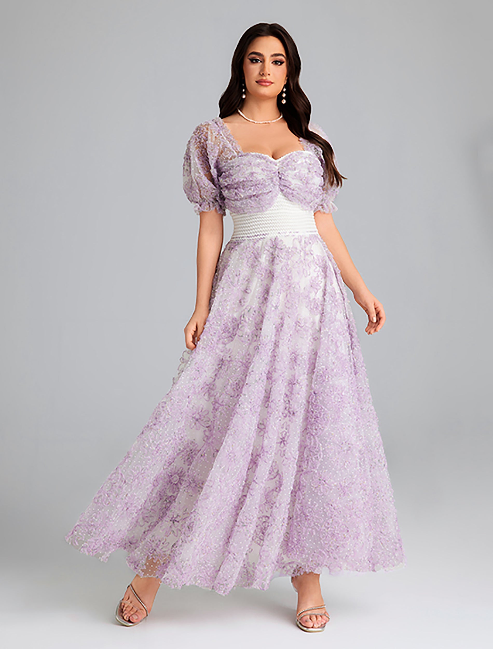 فستان نرجس زهري