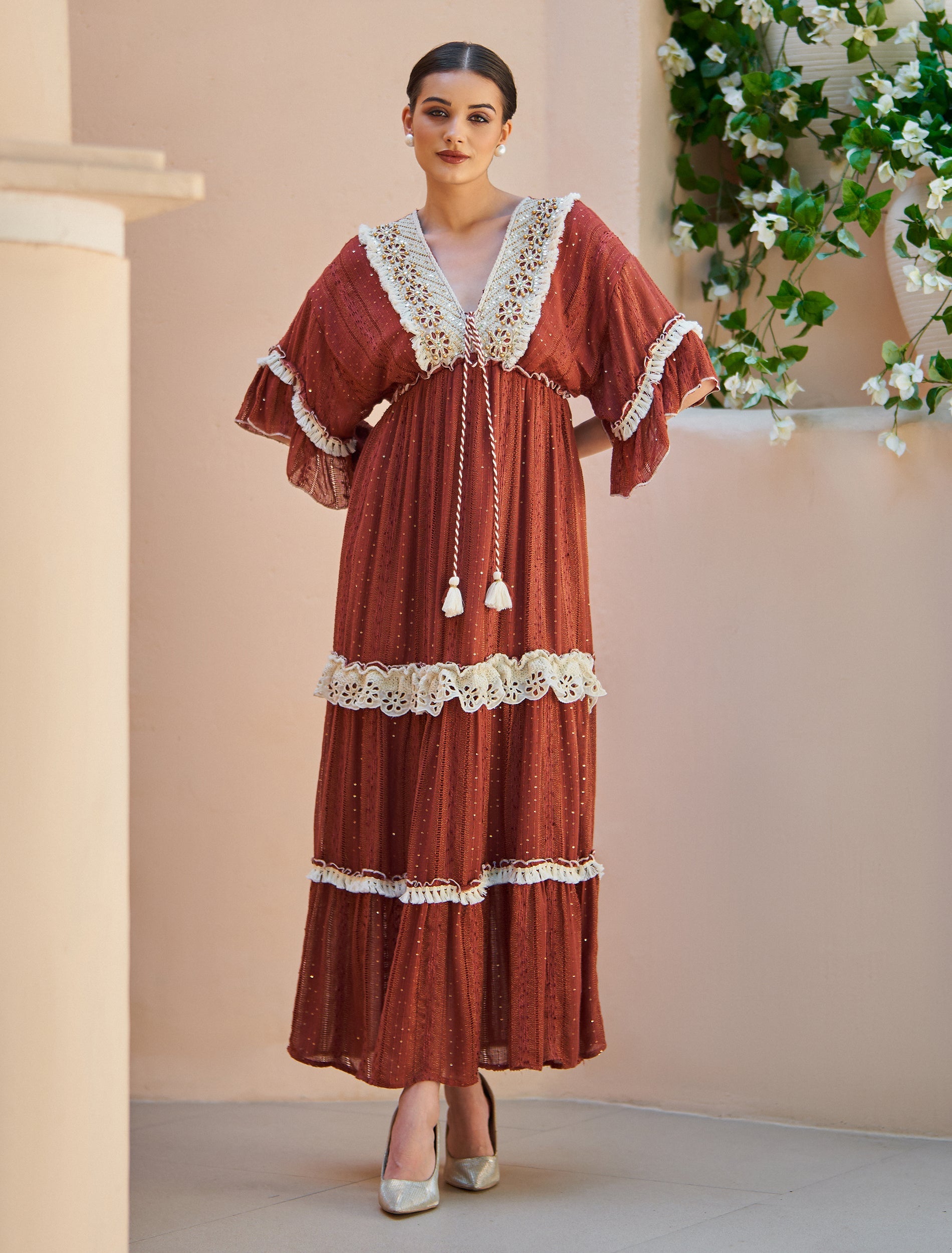 فستان جرس عودي