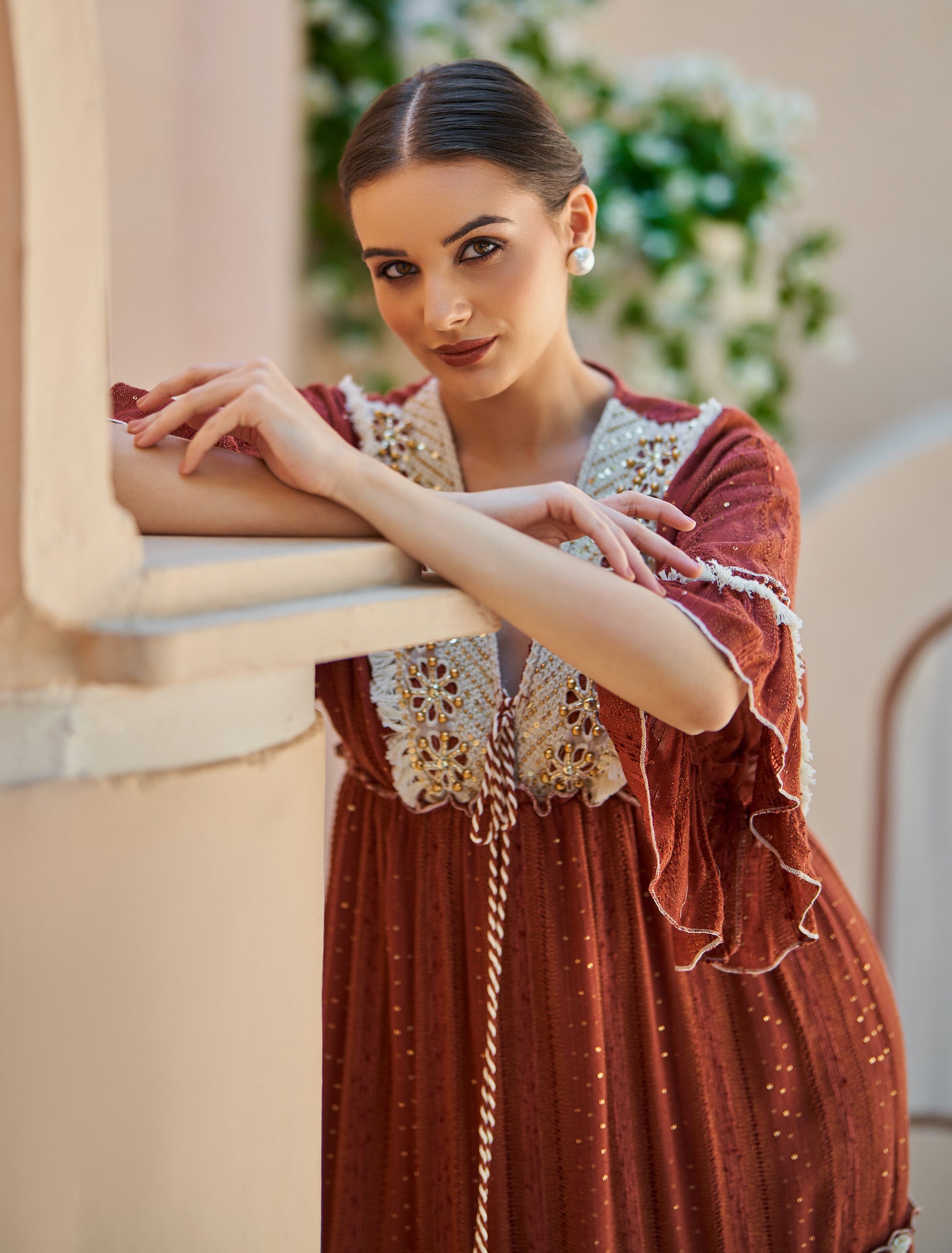 فستان جرس فيروزي