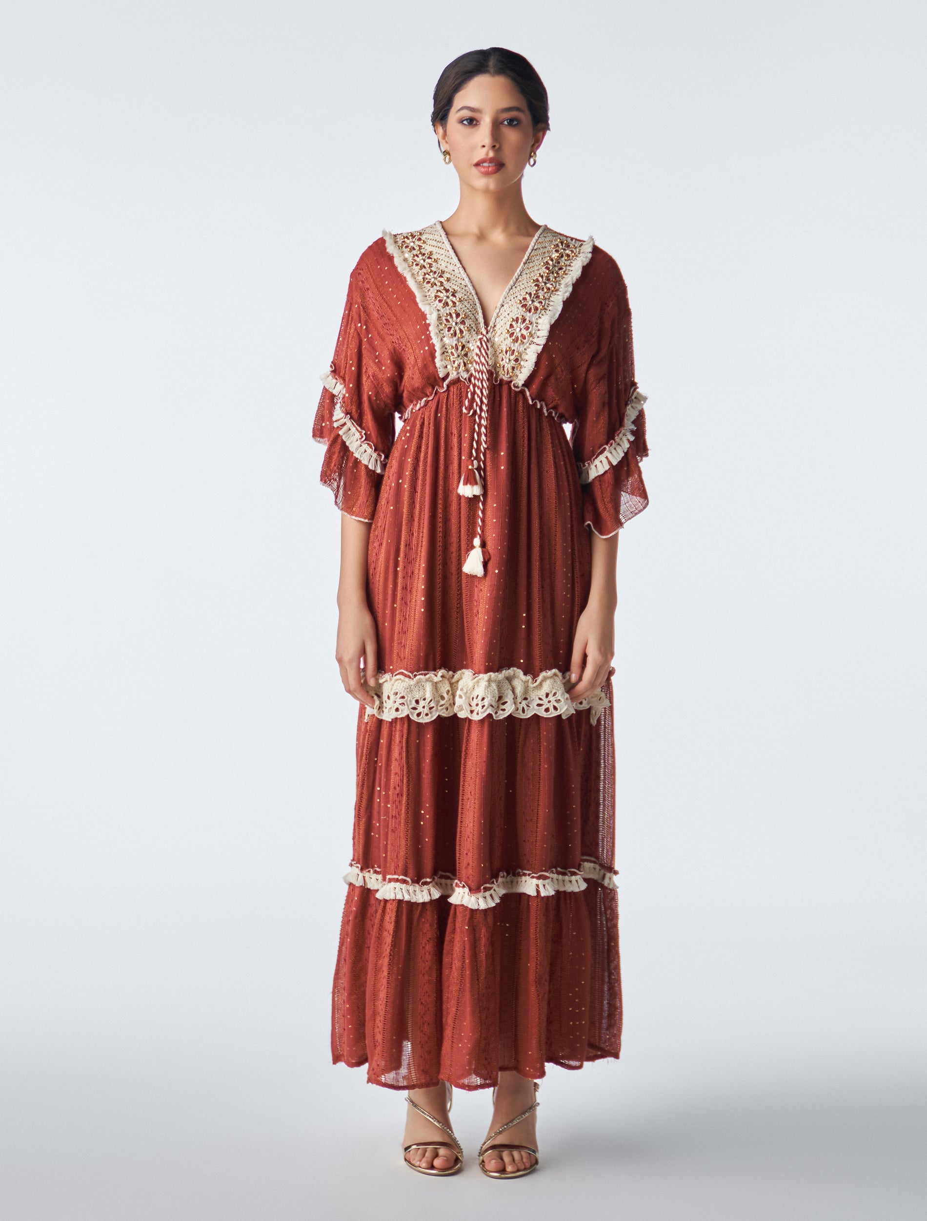 فستان جرس فيروزي