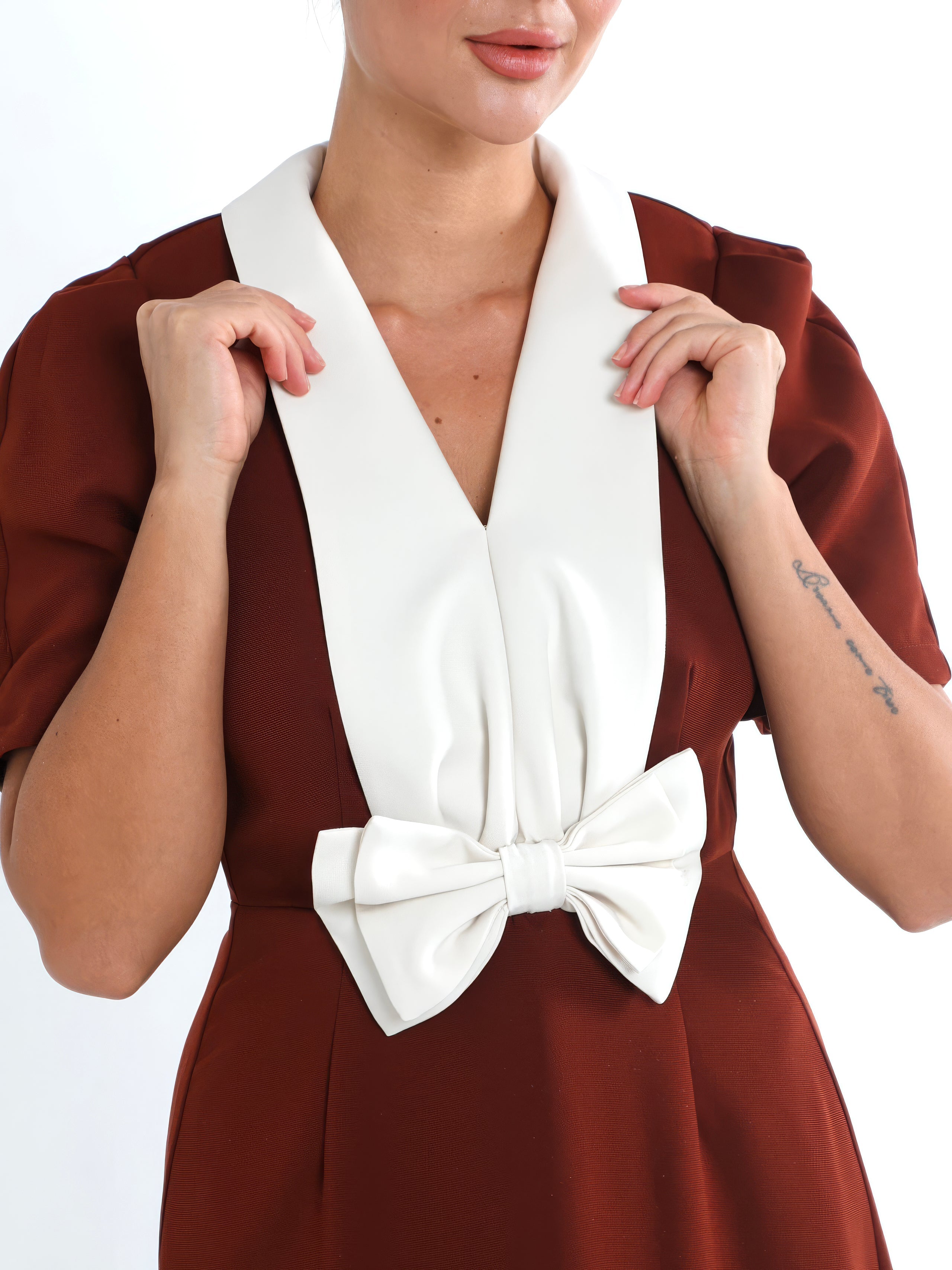 Elara Dress - Red
