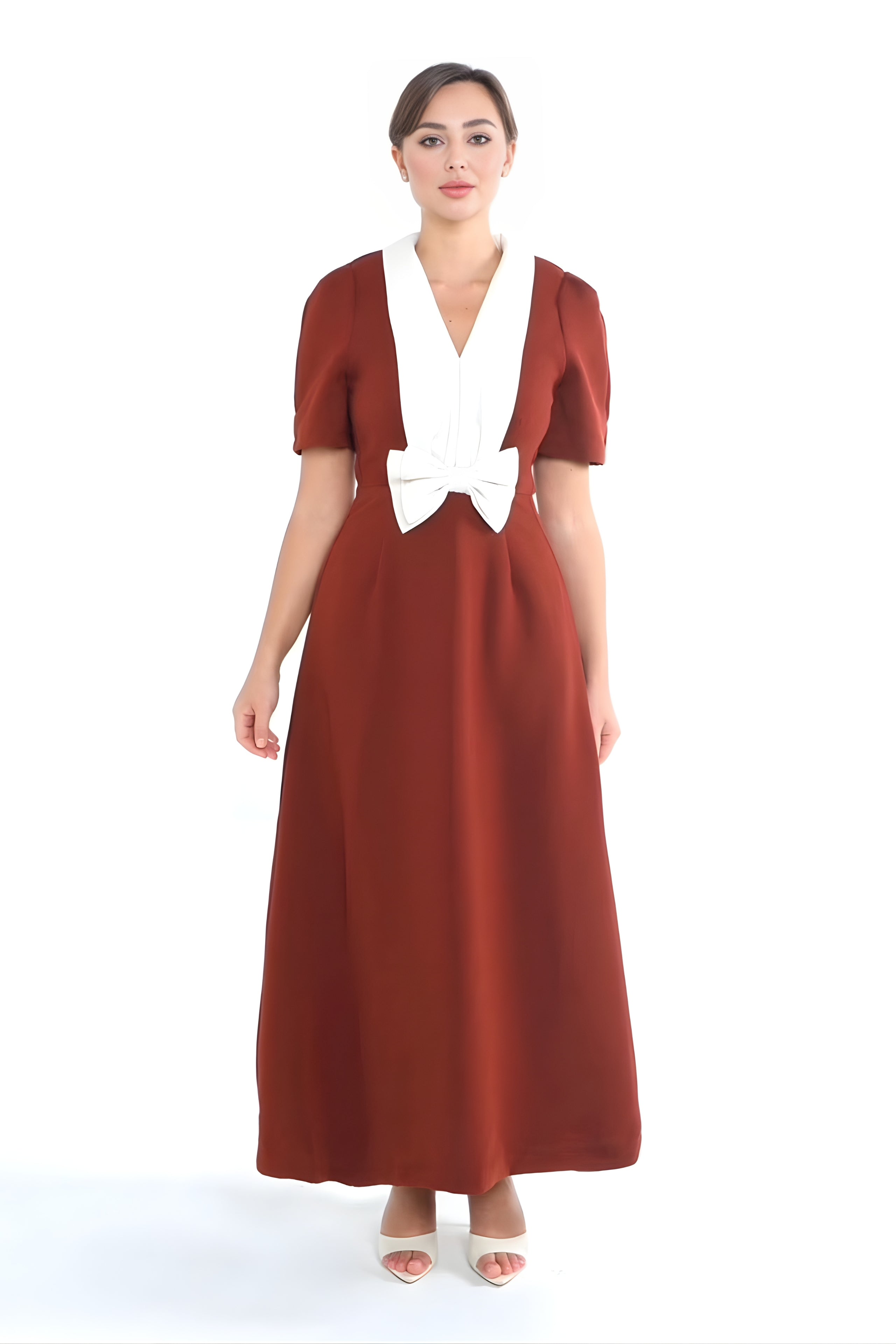 Elara Dress - Red