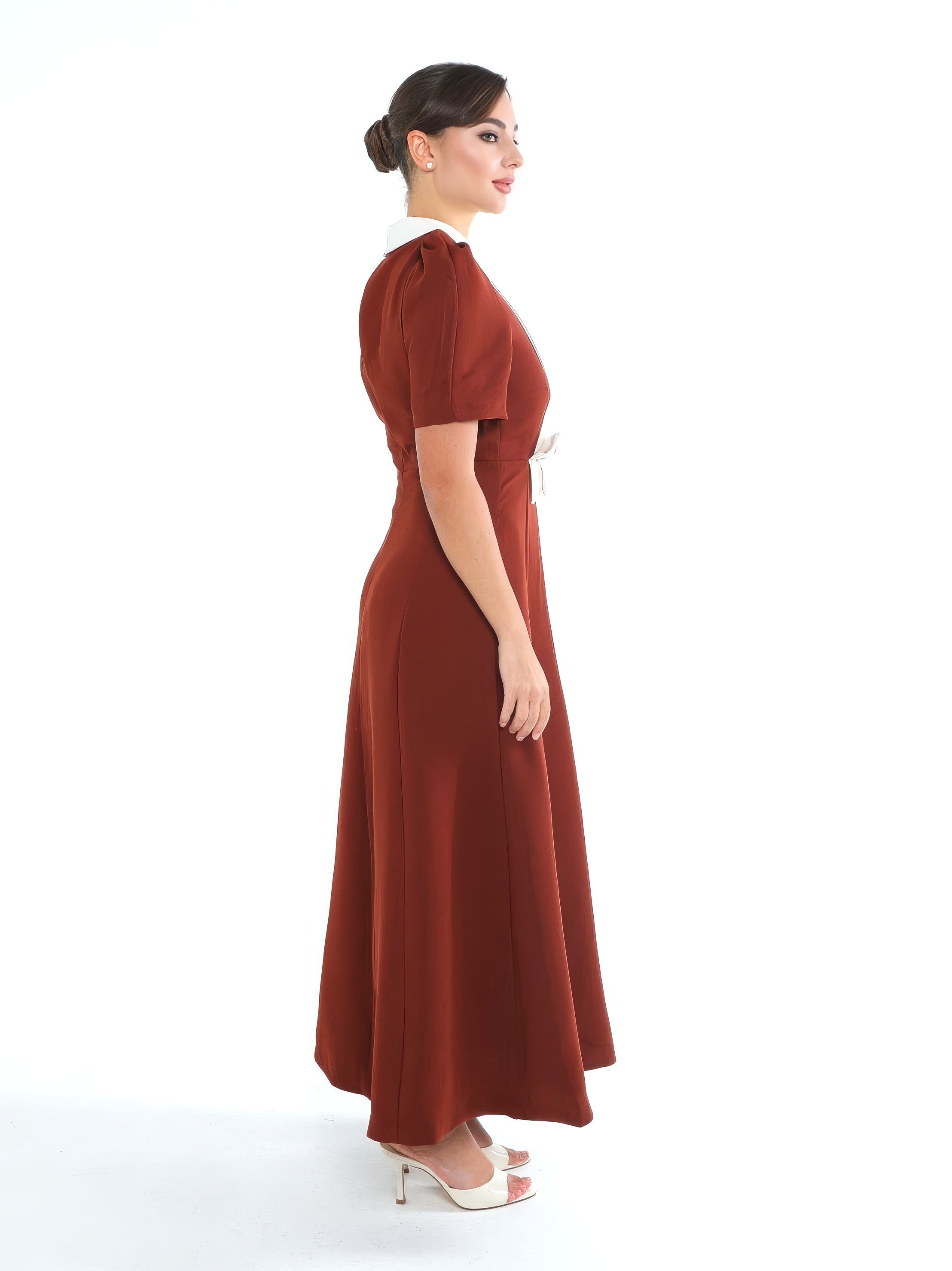 Elara Dress - Red