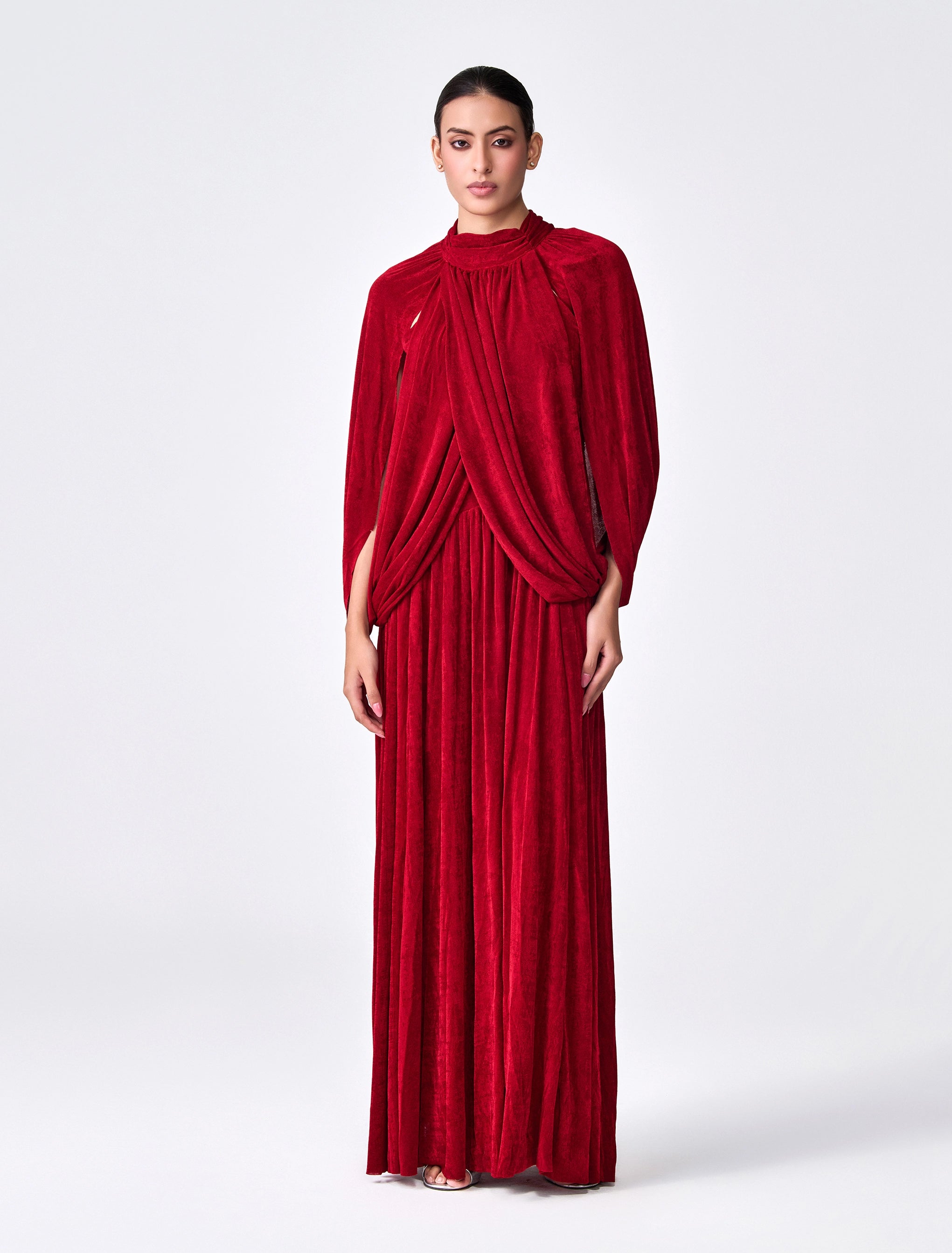 Serafina Dress - Burgundy