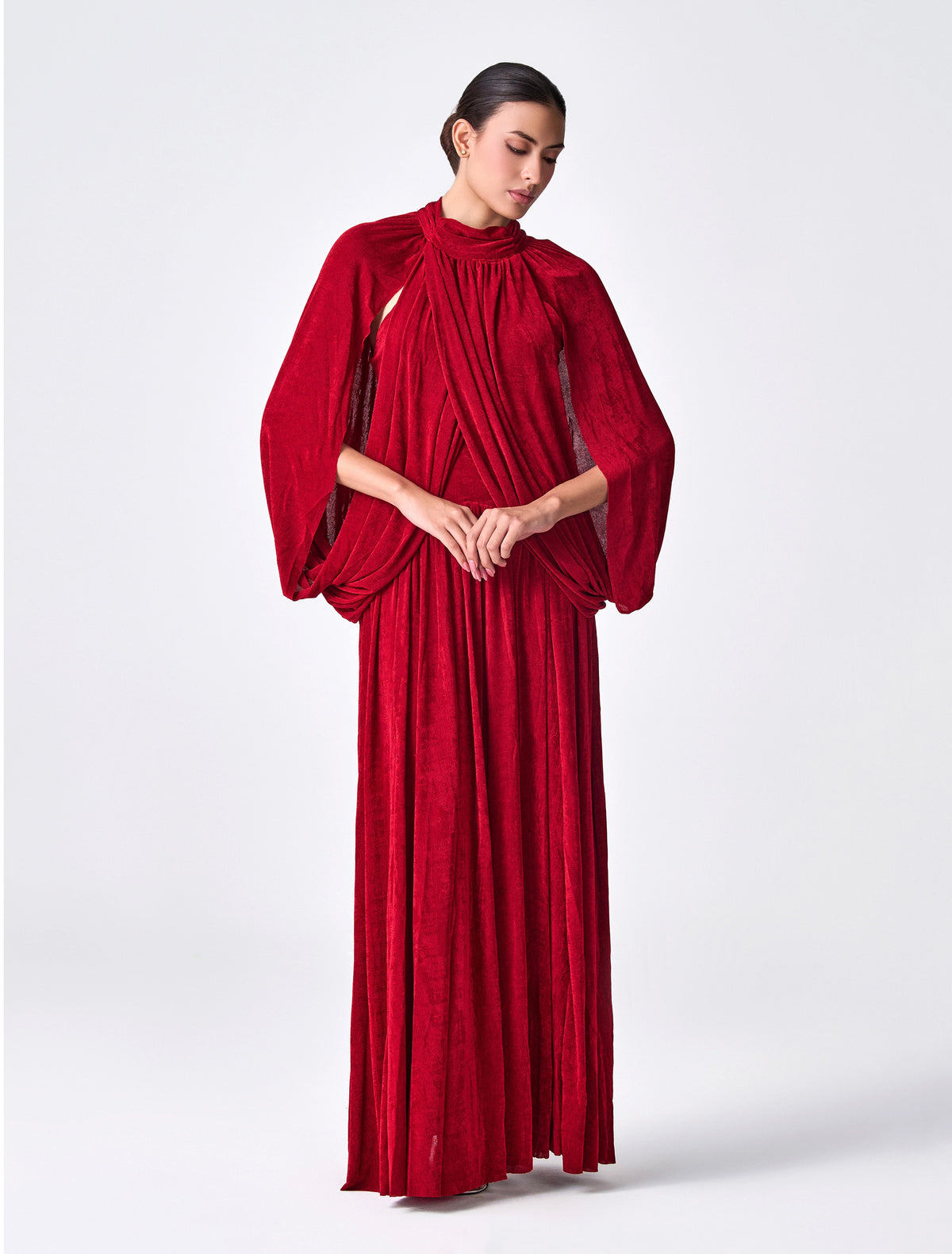 Serafina Dress - Burgundy