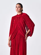 Serafina Dress - Burgundy