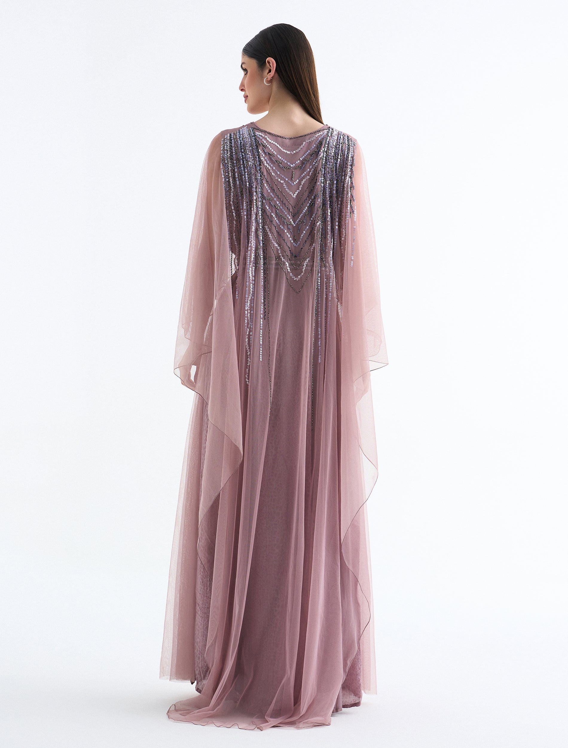 Shalky | Long Dress with Stunning Hand Embroidery for Evenings