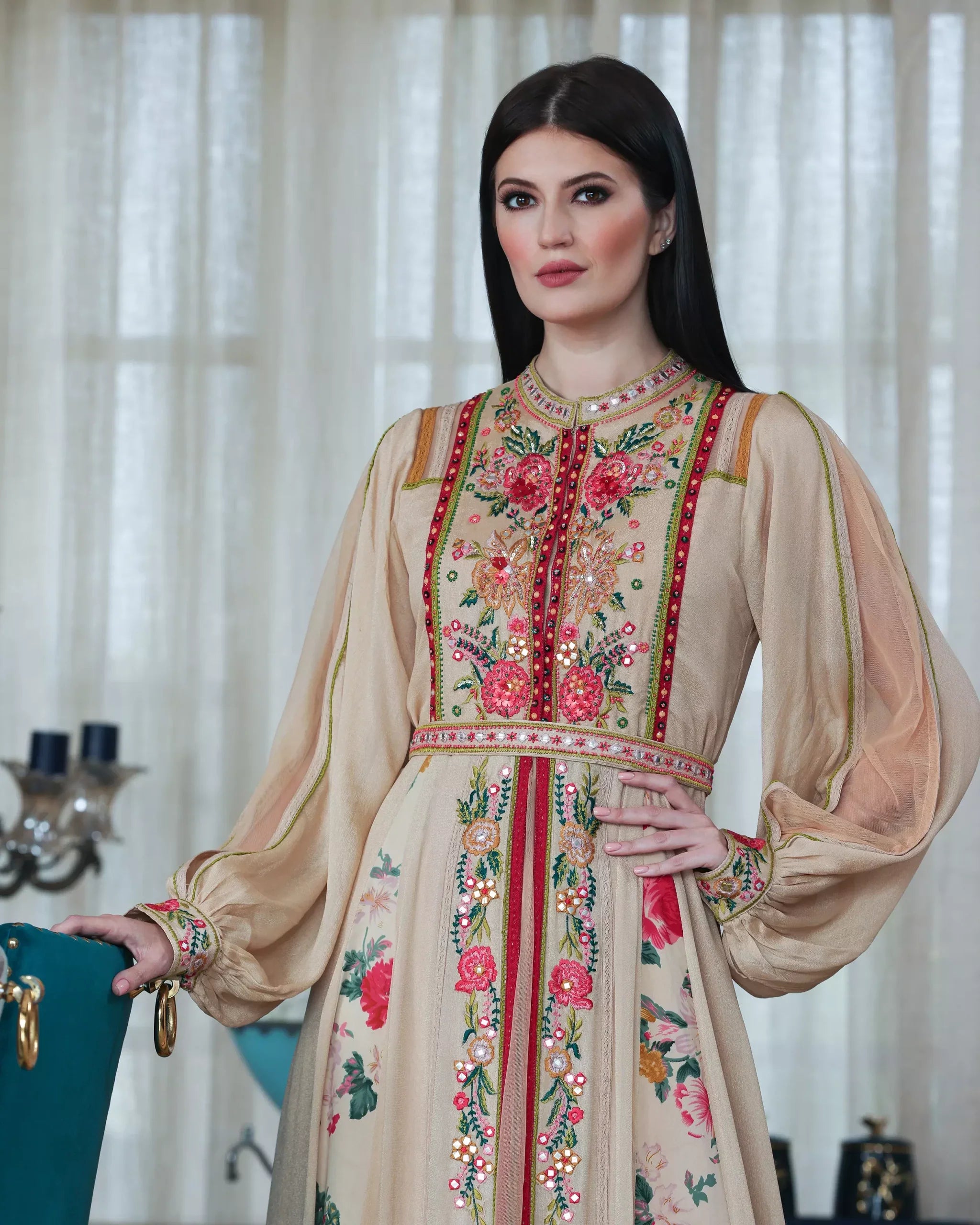 Shalky | Royal Floral Harmony Dress