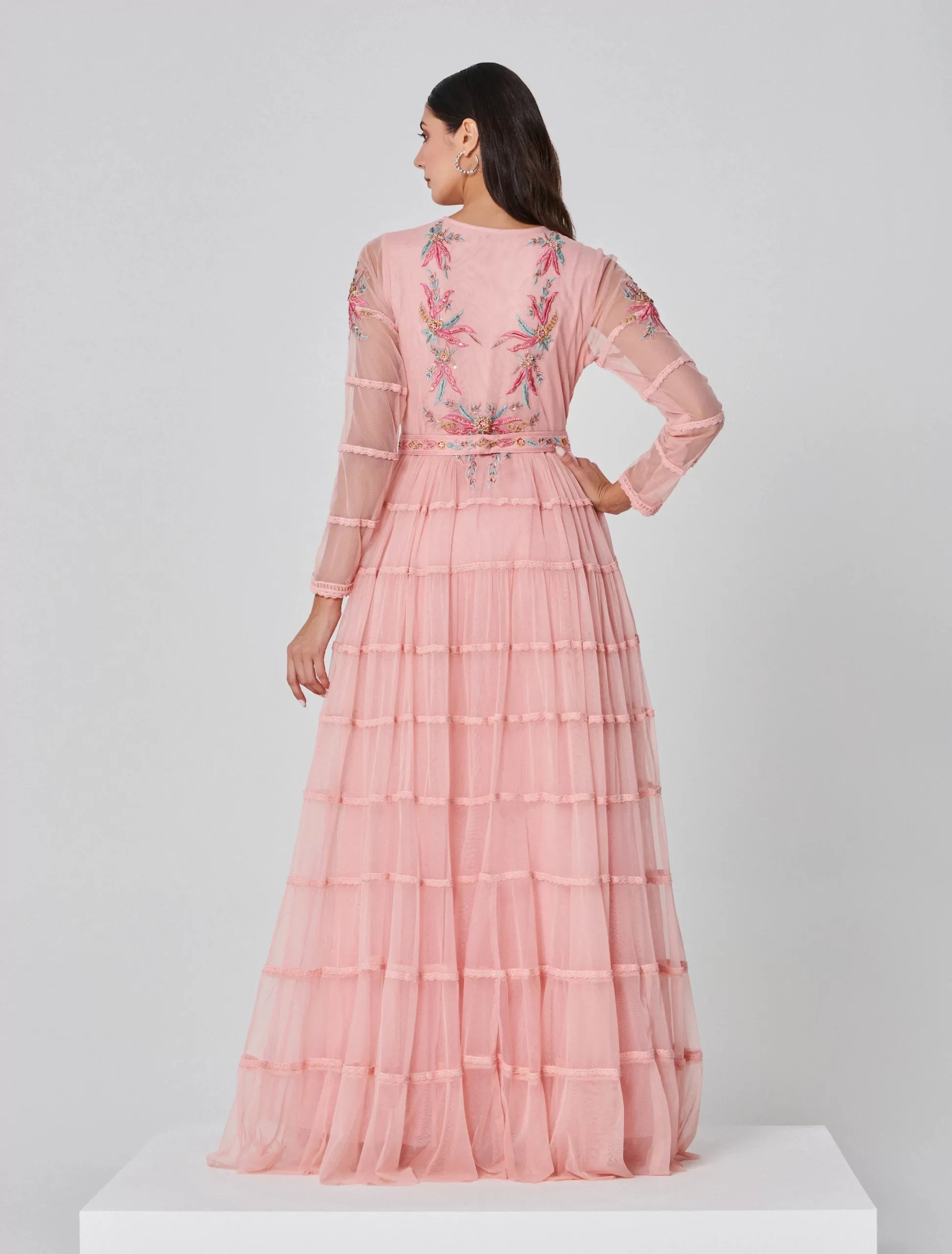 Shalky | Eveleen Dress- Pink Puffy Dress