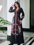 فستان اسود طويل فخم