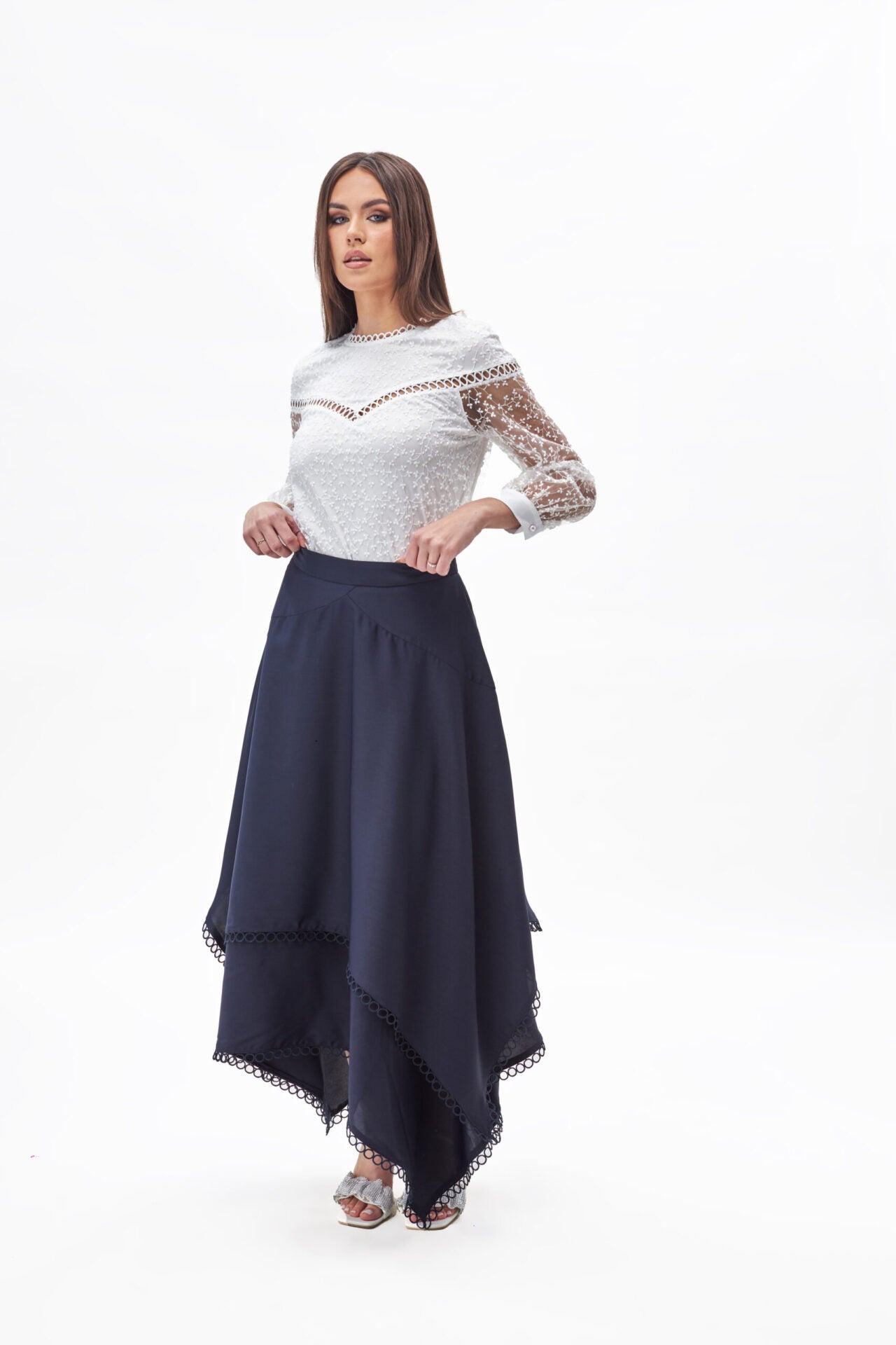 23023 white top &#038; 23024 blue skirt (11)