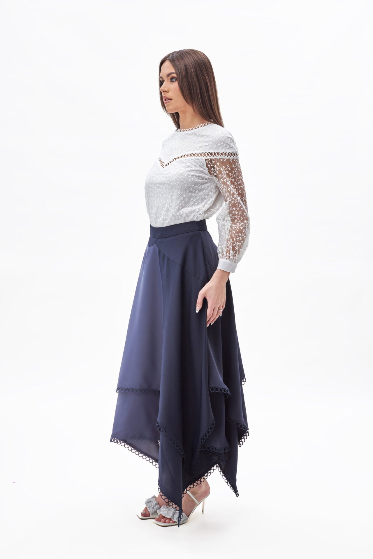 23023 white top &#038; 23024 blue skirt (4)