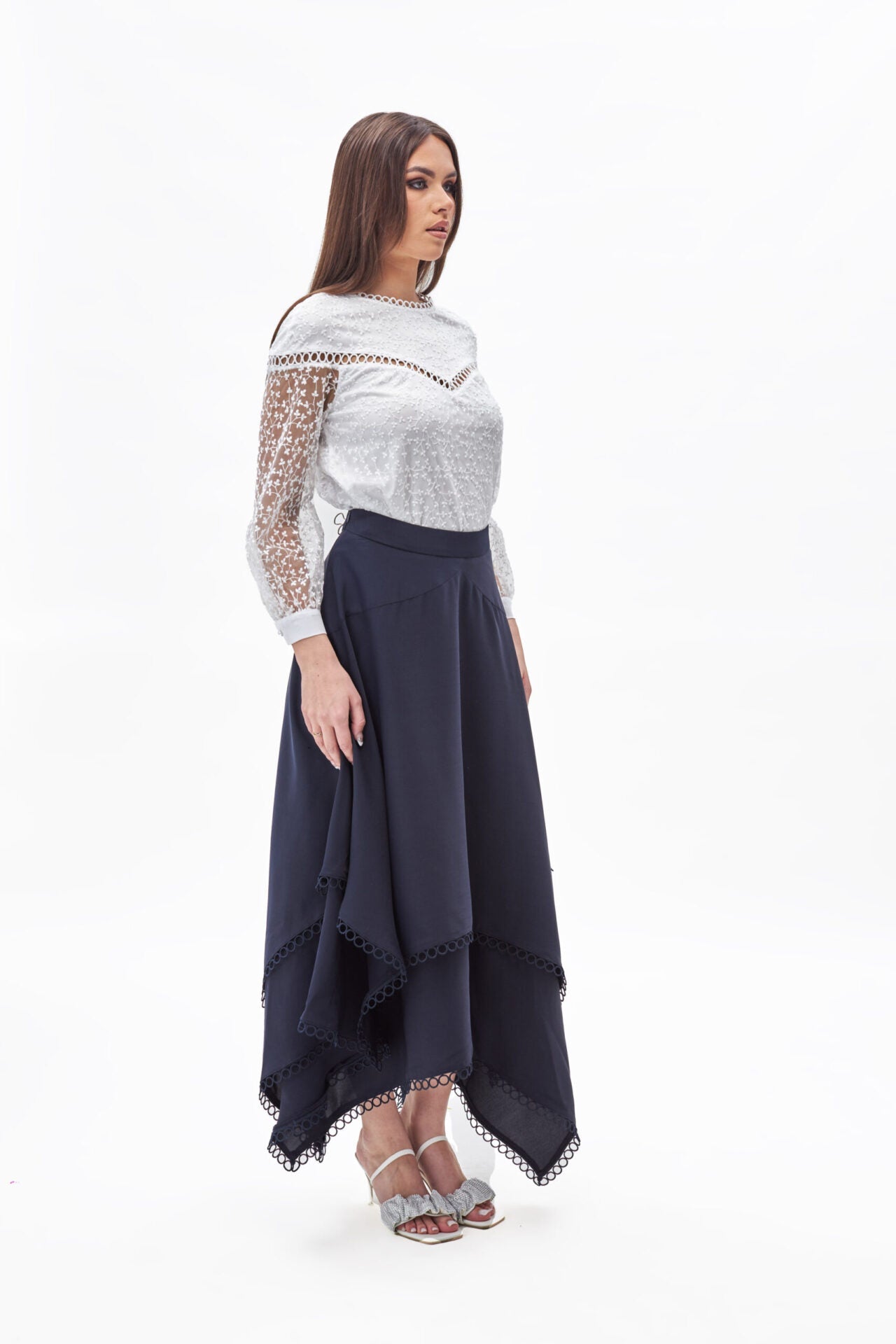 23023 white top &#038; 23024 blue skirt (5)