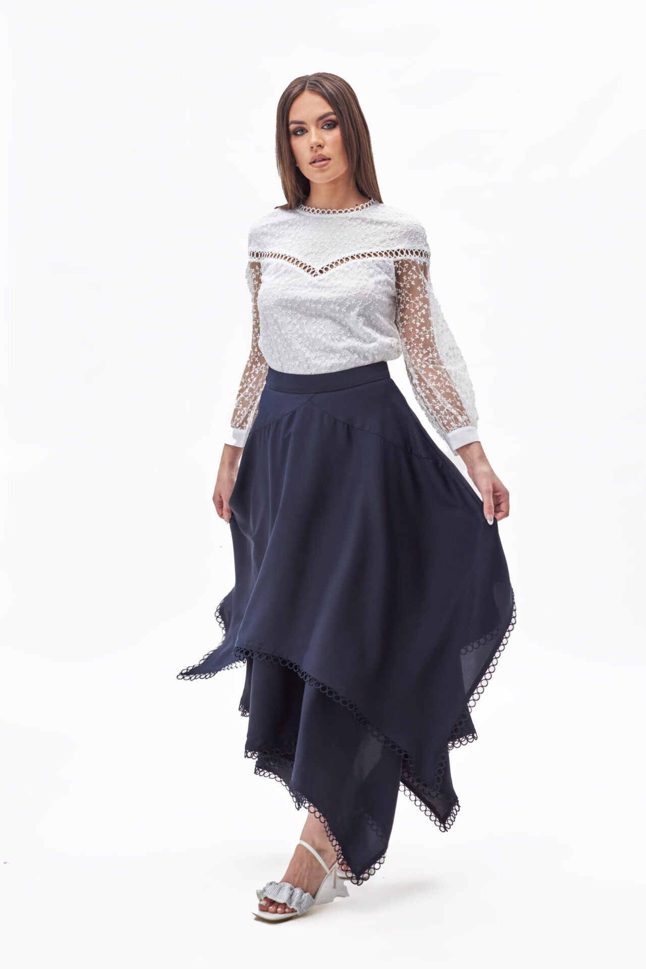 23023 white top &#038; 23024 blue skirt (6)
