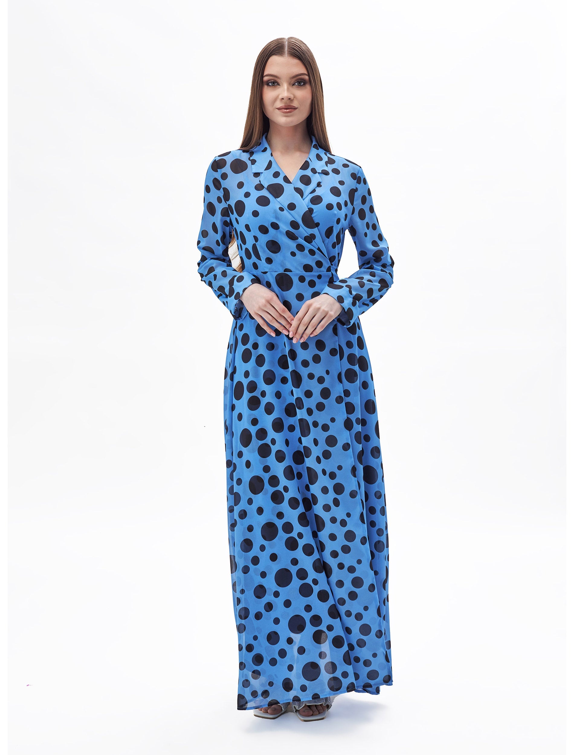 فستان ميريل ازرق