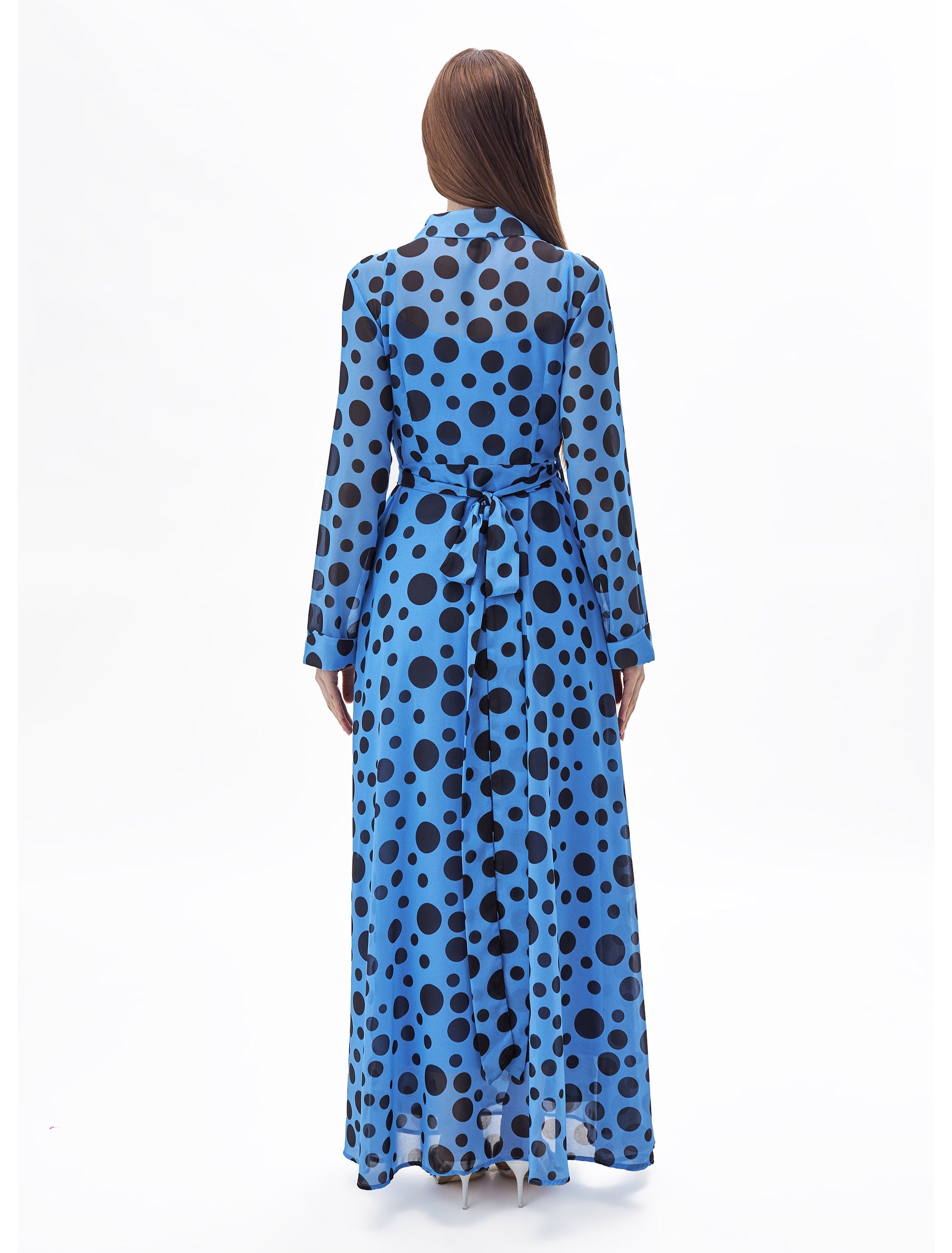 فستان ميريل ازرق