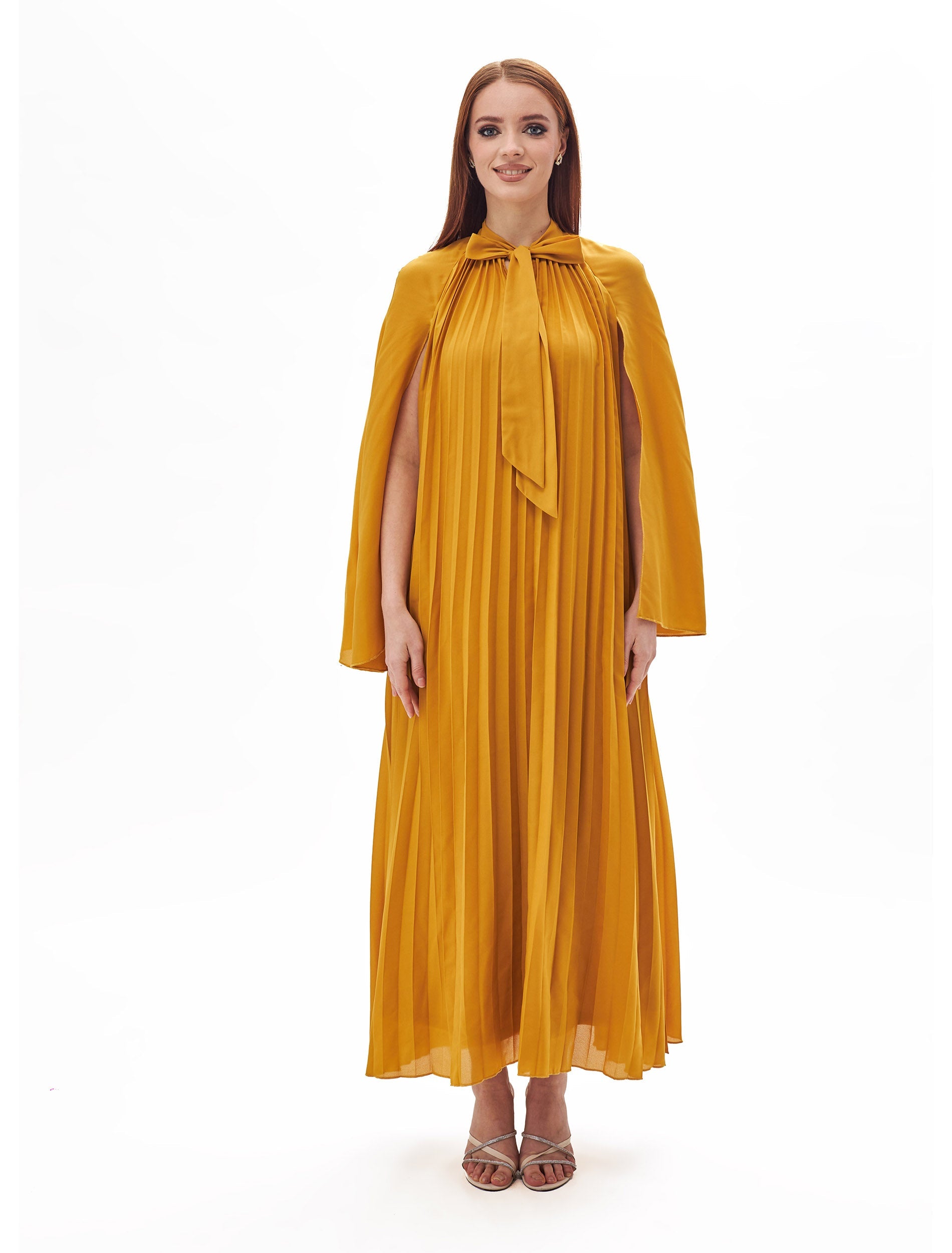 فستان روزان اصفر