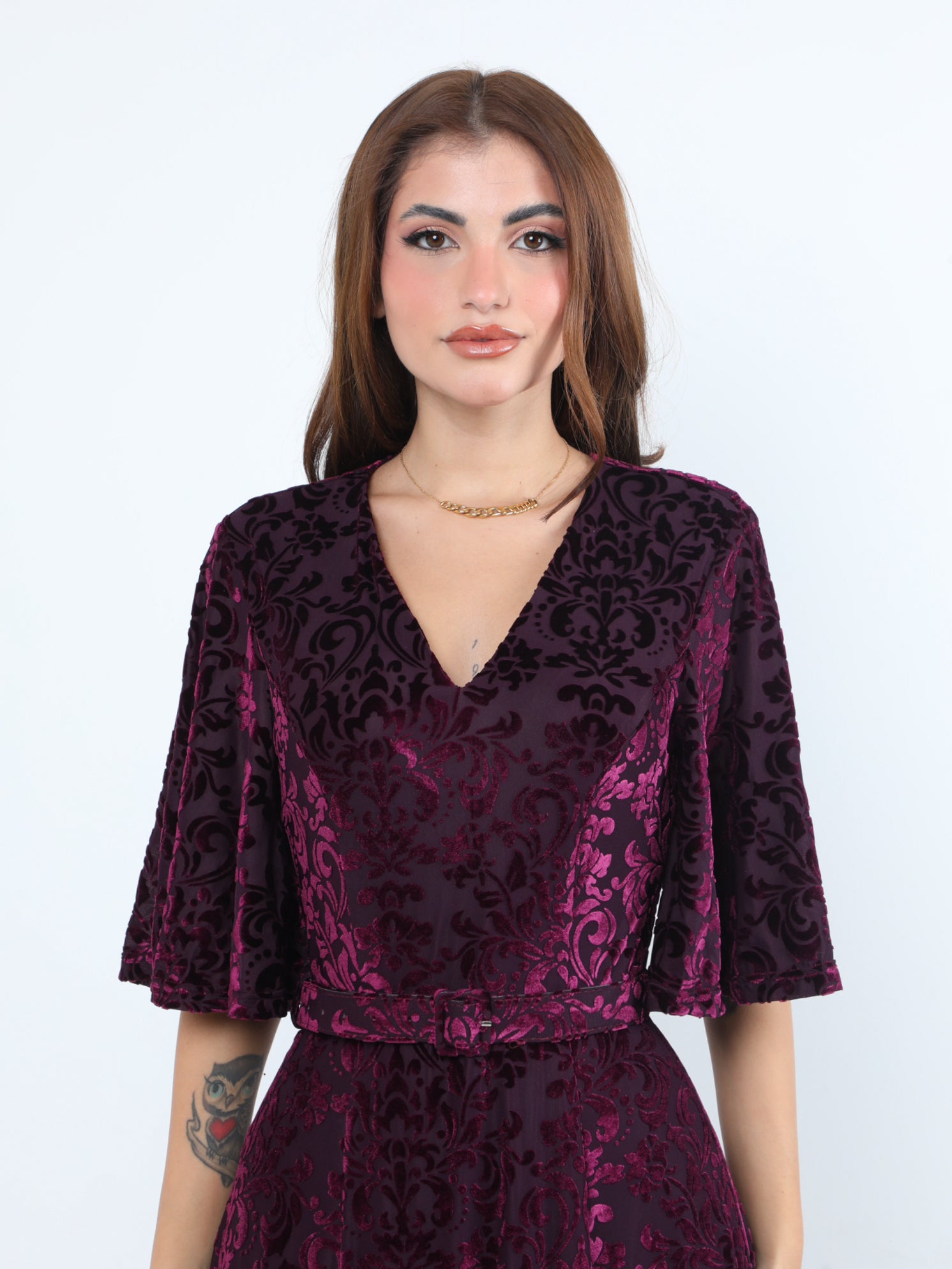 فستان نسائي مخمل