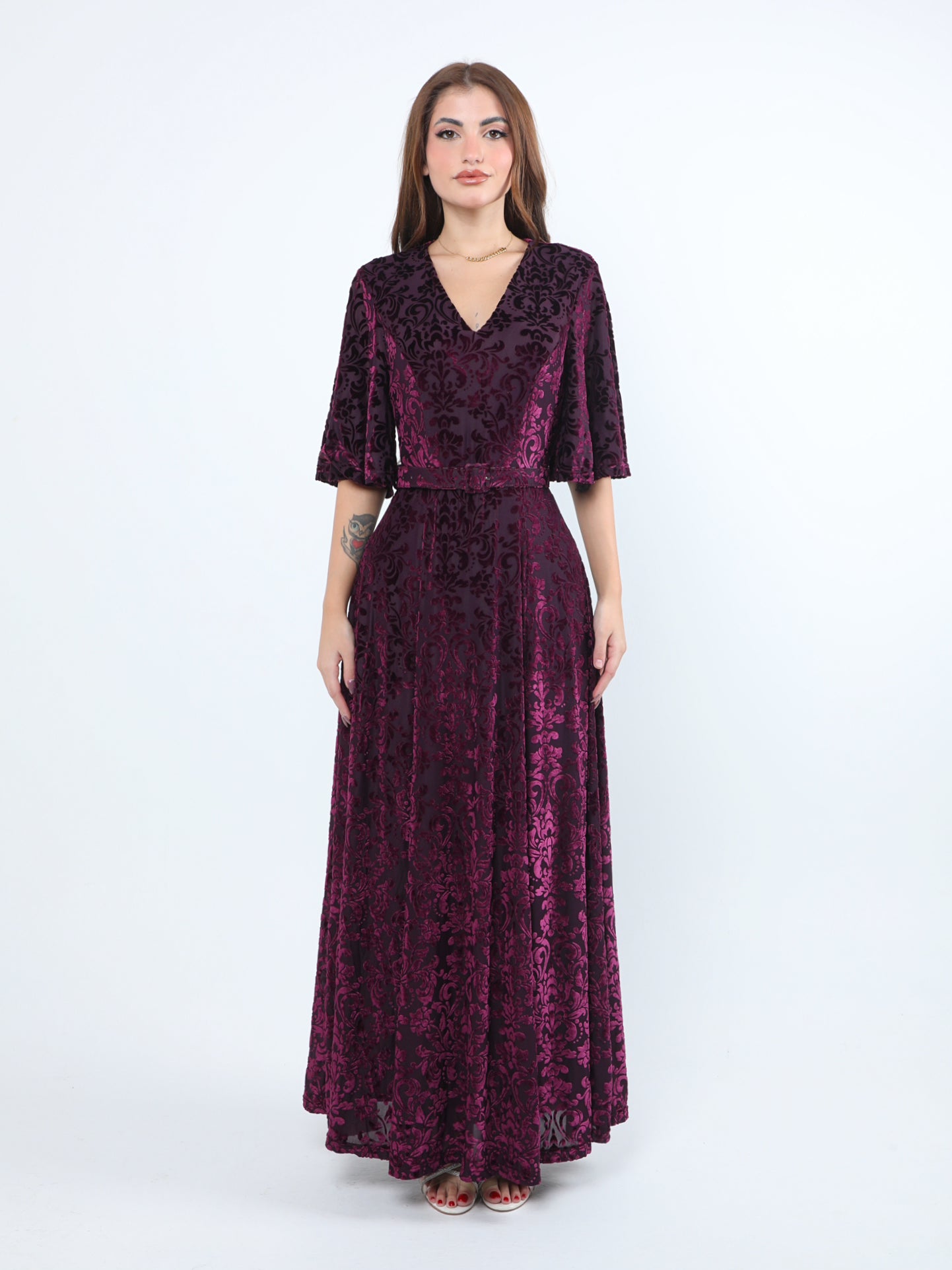 فستان نسائي مخمل