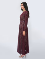 Aksinia – Burgundy