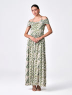 Selene Dress - Sage Green