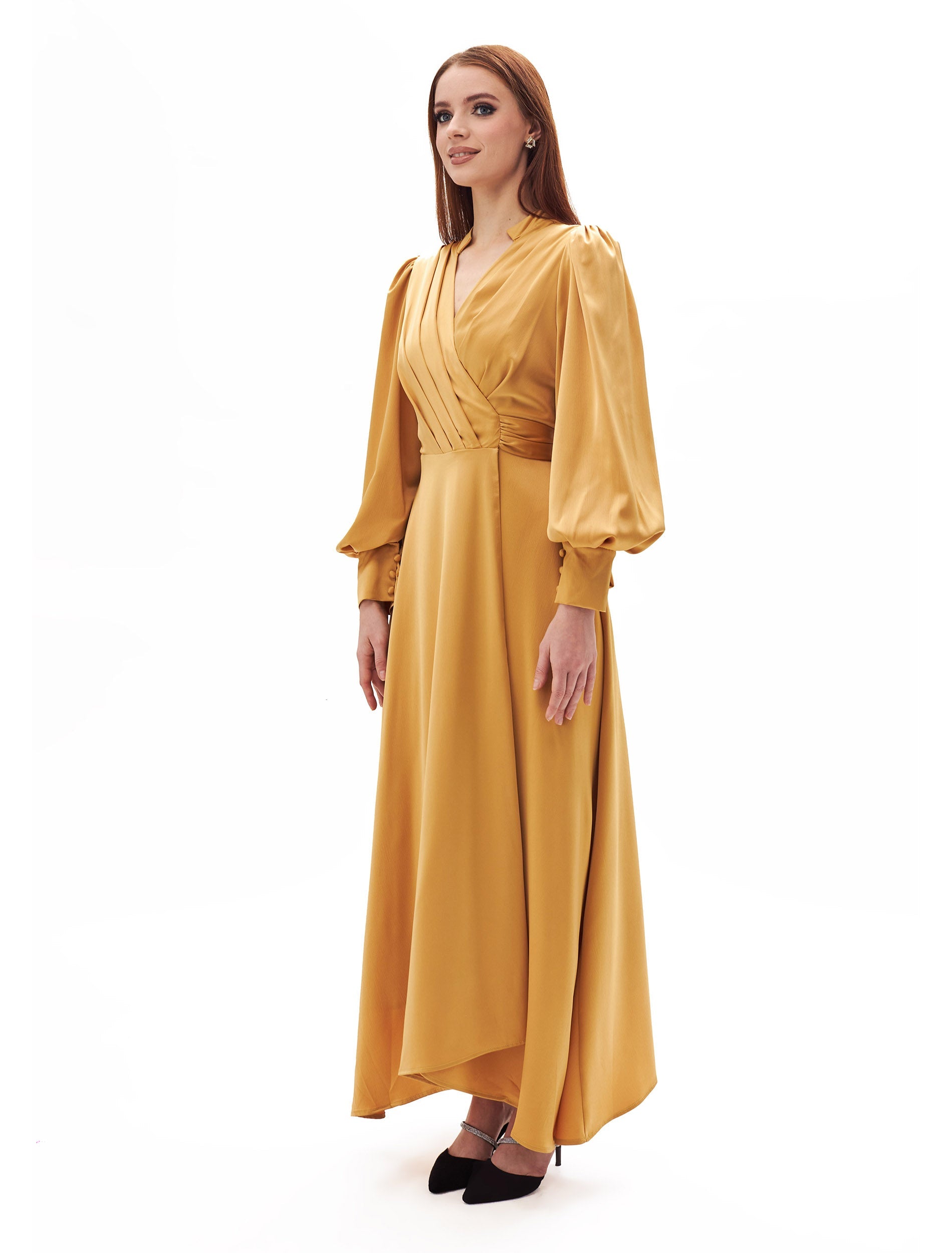 فستان ايسل اخضر فاتح