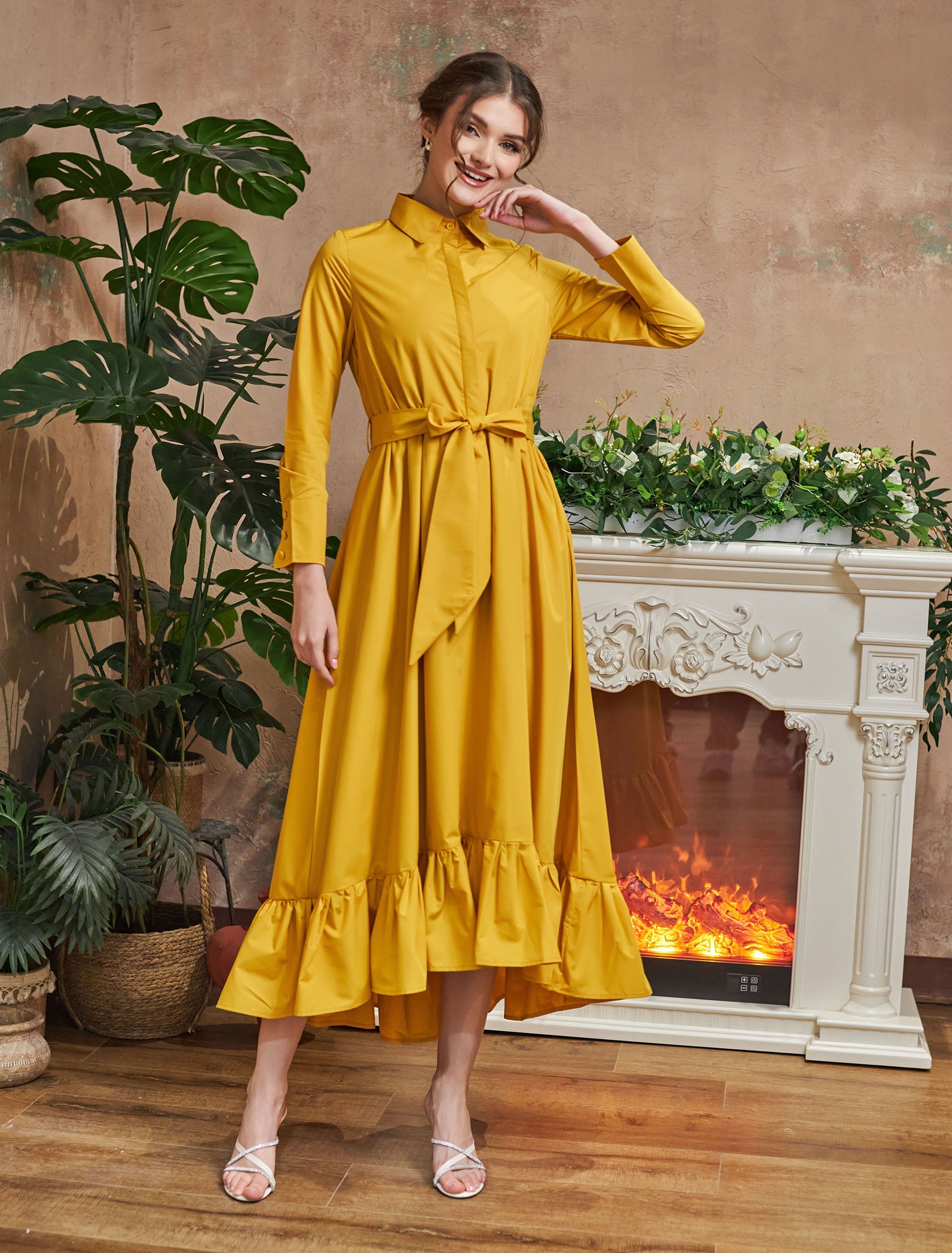 فستان ايلوريت احمر