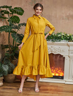 فستان ايلوريت اصفر