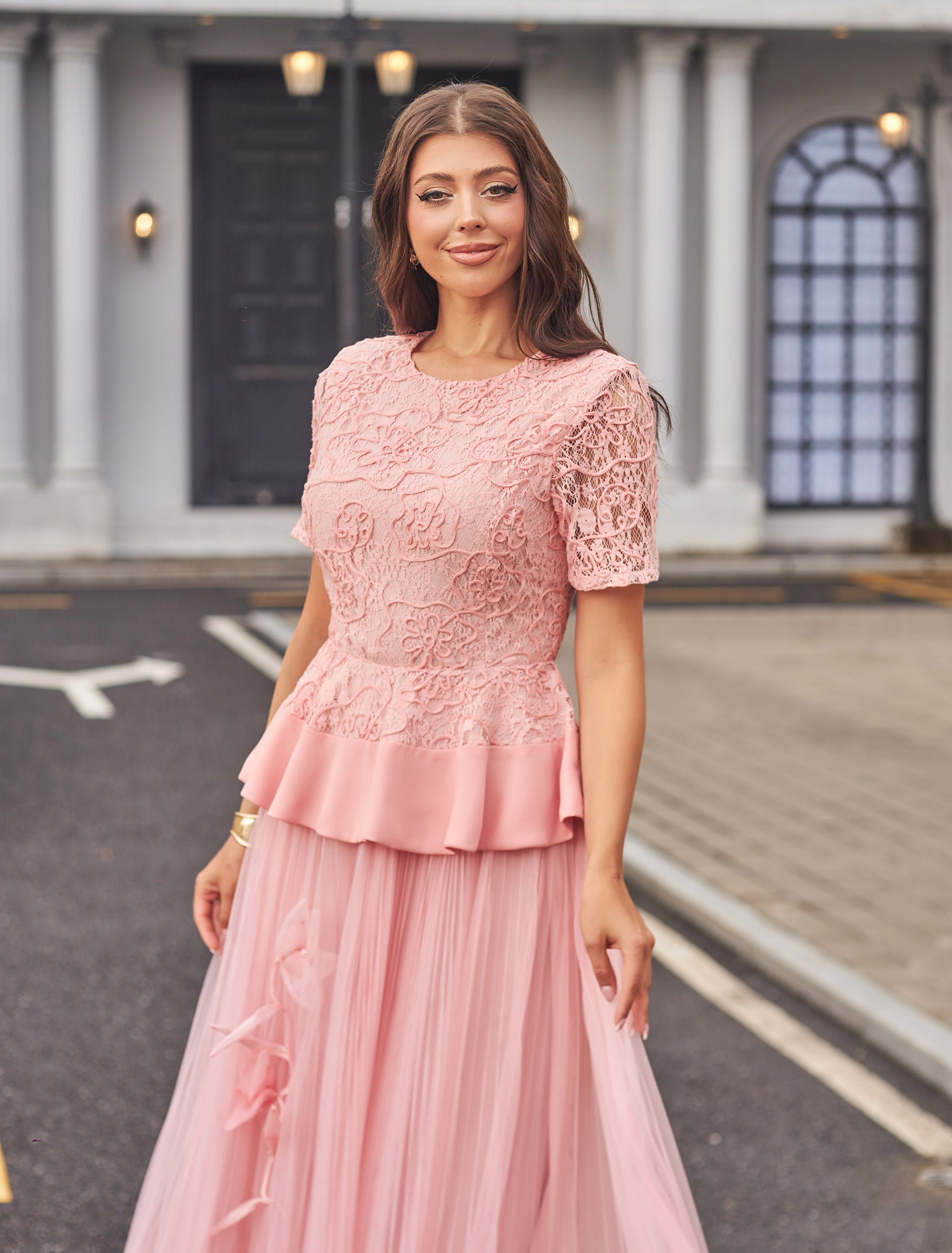 طقم نسائي زهري