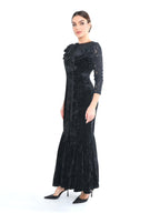 Noir Velvet Dress