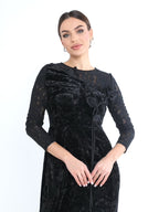 Noir Velvet Dress