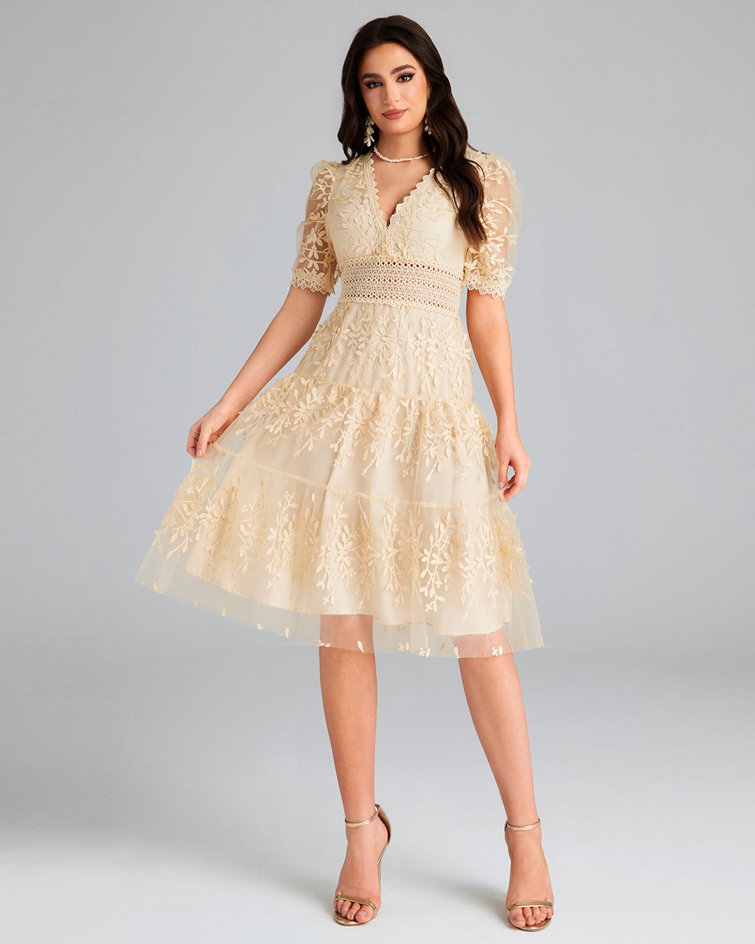 فستان نورس بيج