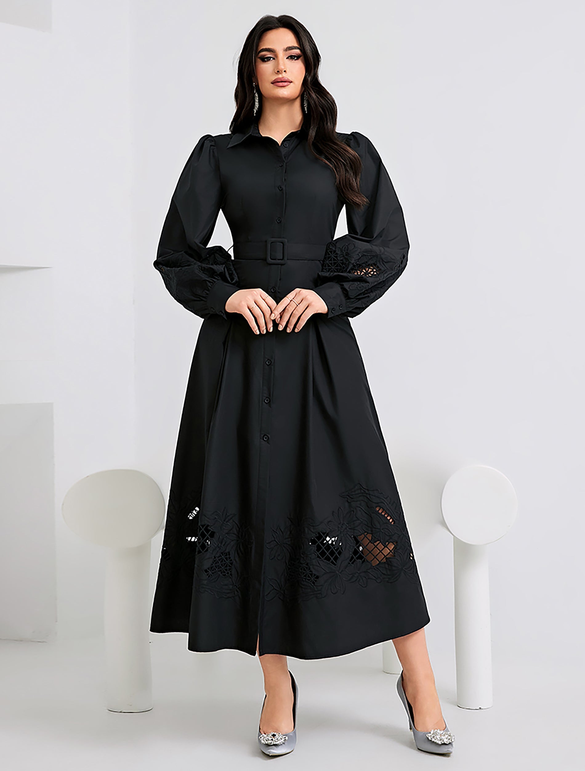 فستان سلوي اصفر