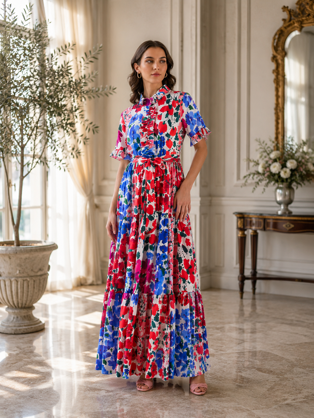 Alwana Dress – Multi-Color