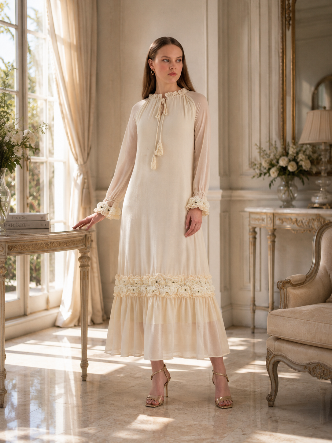 Elora Dress – Off White
