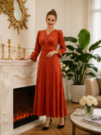Silva Dress – Burnt Orange