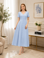Celine Dress – Sky Blue