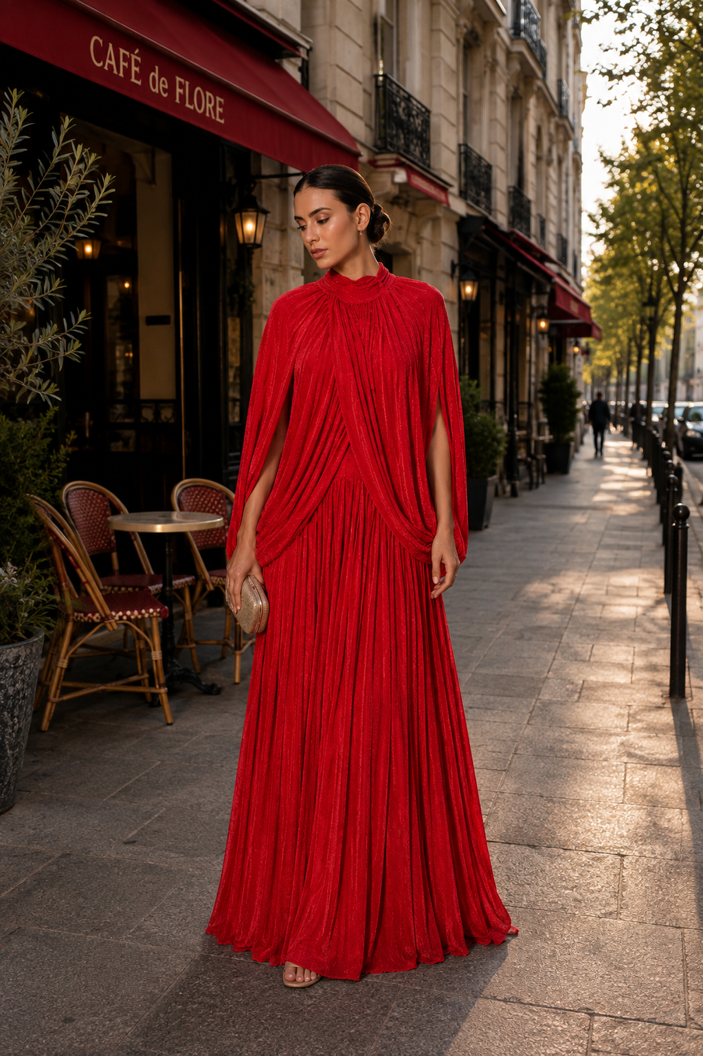 Serafina Dress - Burgundy