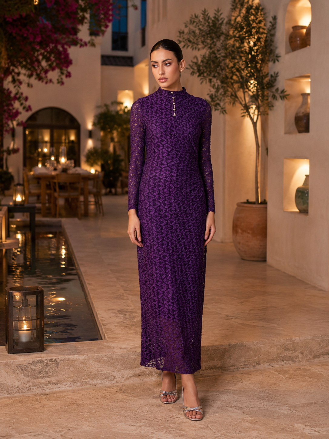 Amara Dress - Purple
