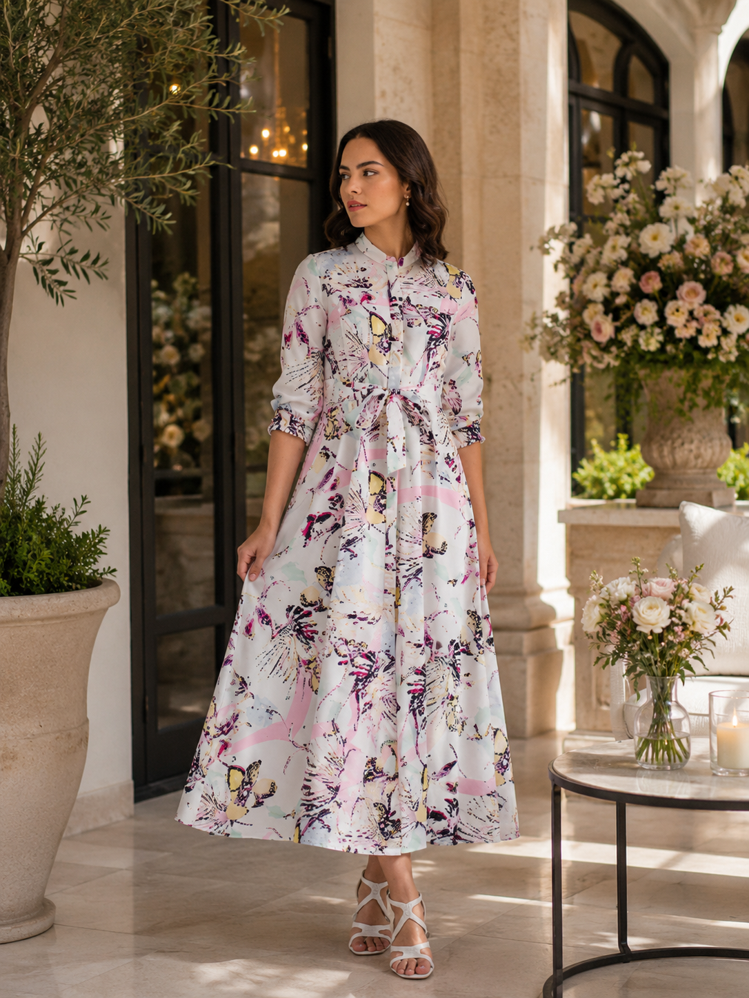 Lorina Dress – Multicolor