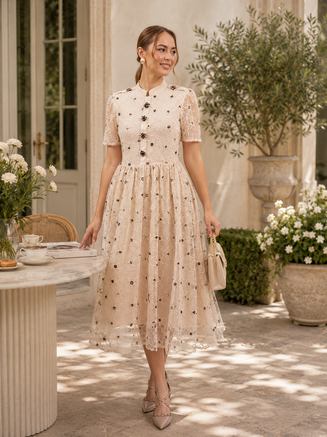 Piana Dress – Off White