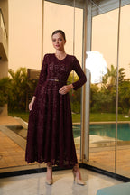 Aksinia – Burgundy