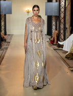 Shalky | Dark Beige Evening Dress