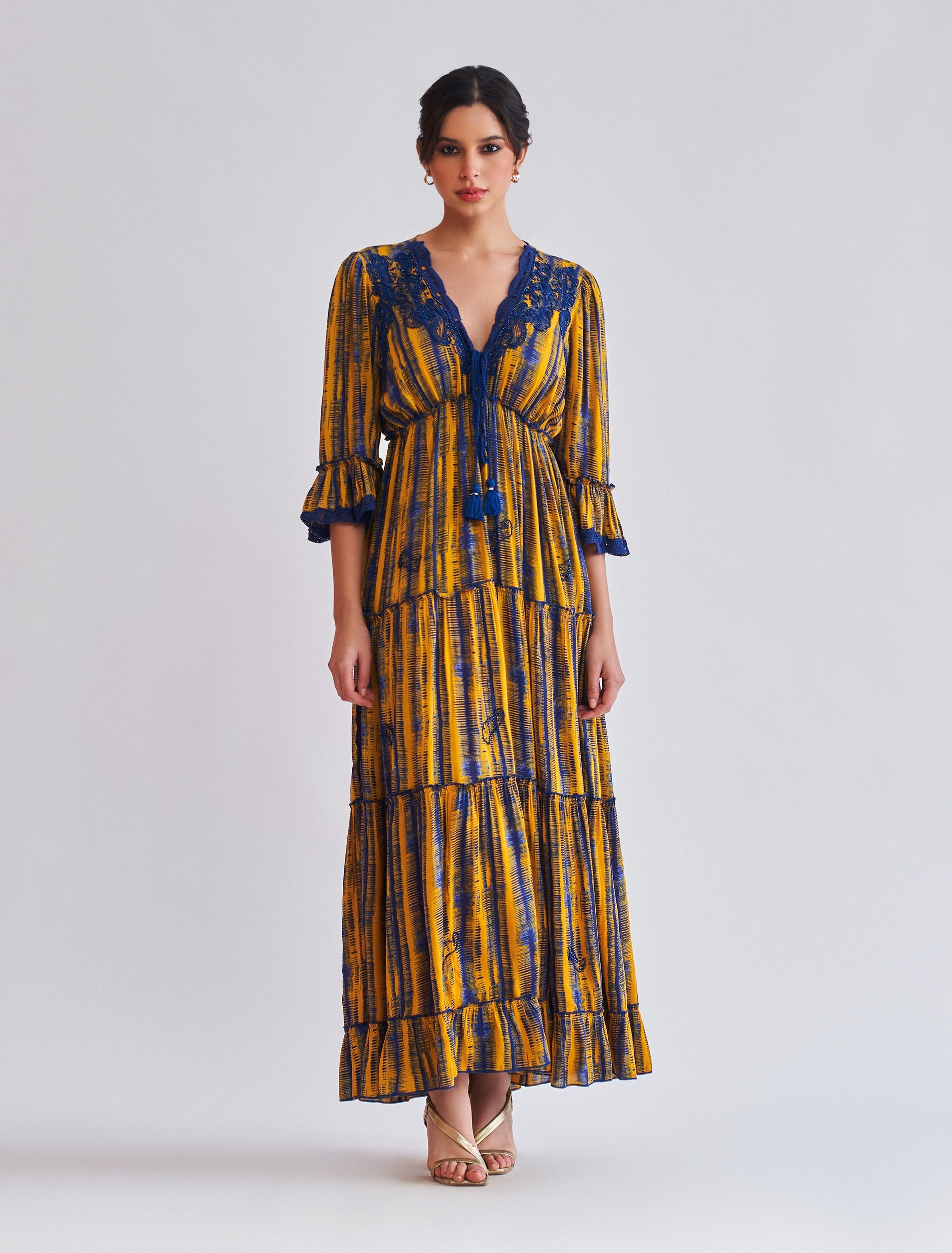 فستان اوفيليا زهري