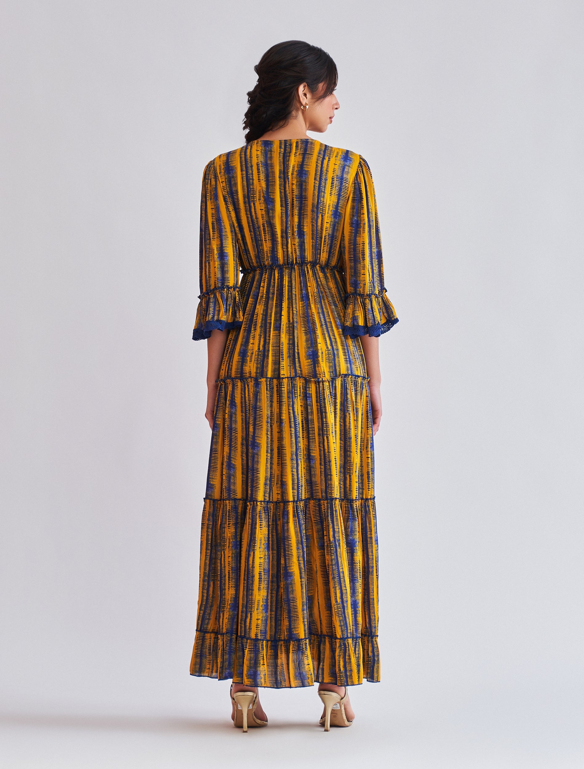 فستان اوفيليا زهري