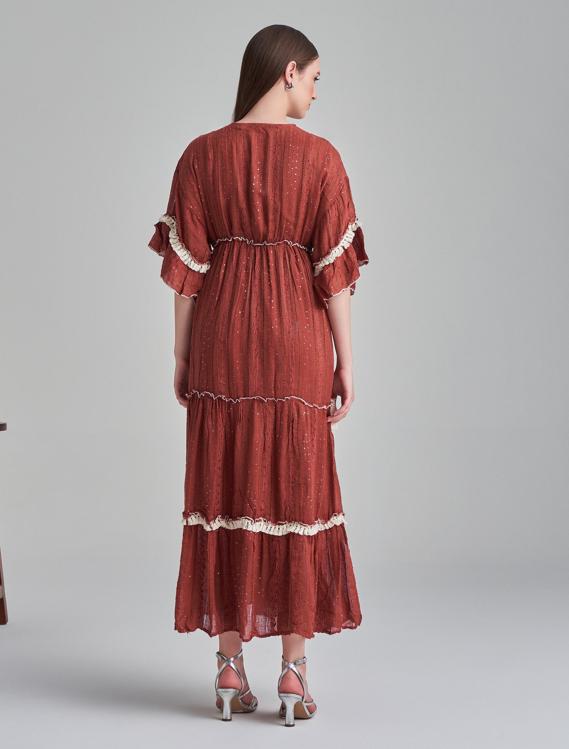 فستان جرس فيروزي